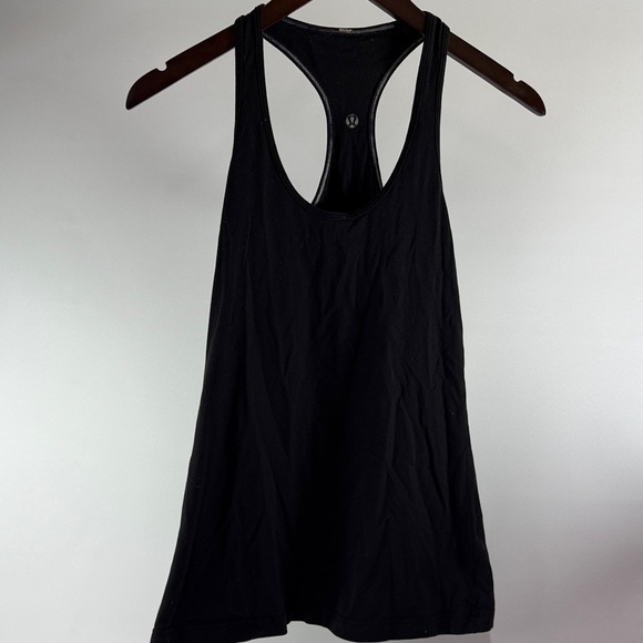 lululemon athletica Tops - lululemon athletica Sleek Black Racerback Tank. Size small or medium.